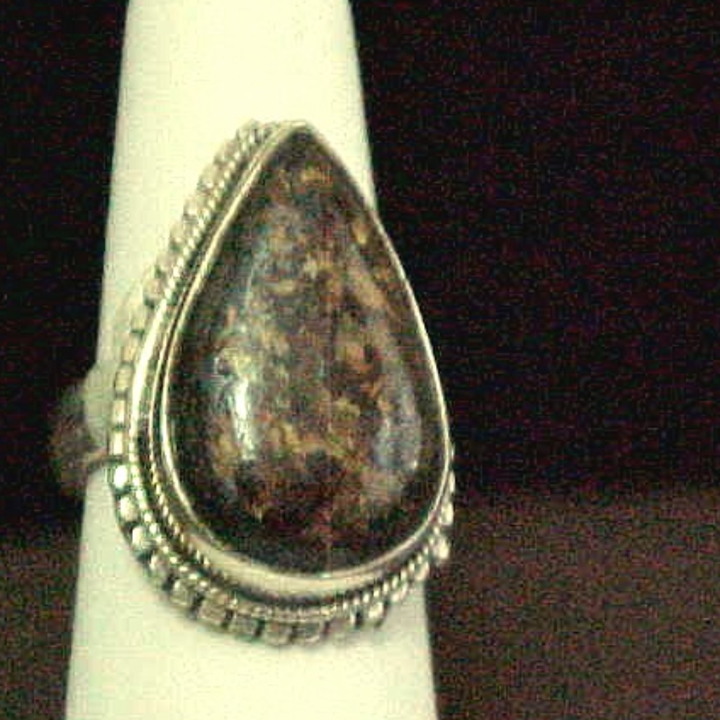 Sterling Silver & Bronzite Ring